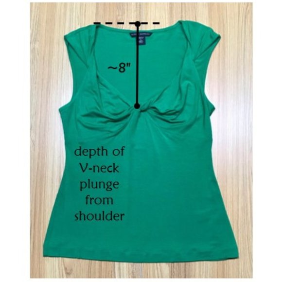 Banana Republic green sleeveless top, size SP - Picture 4 of 5